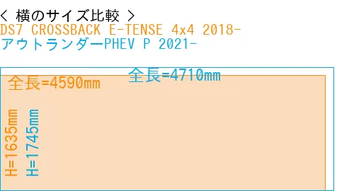 #DS7 CROSSBACK E-TENSE 4x4 2018- + アウトランダーPHEV P 2021-